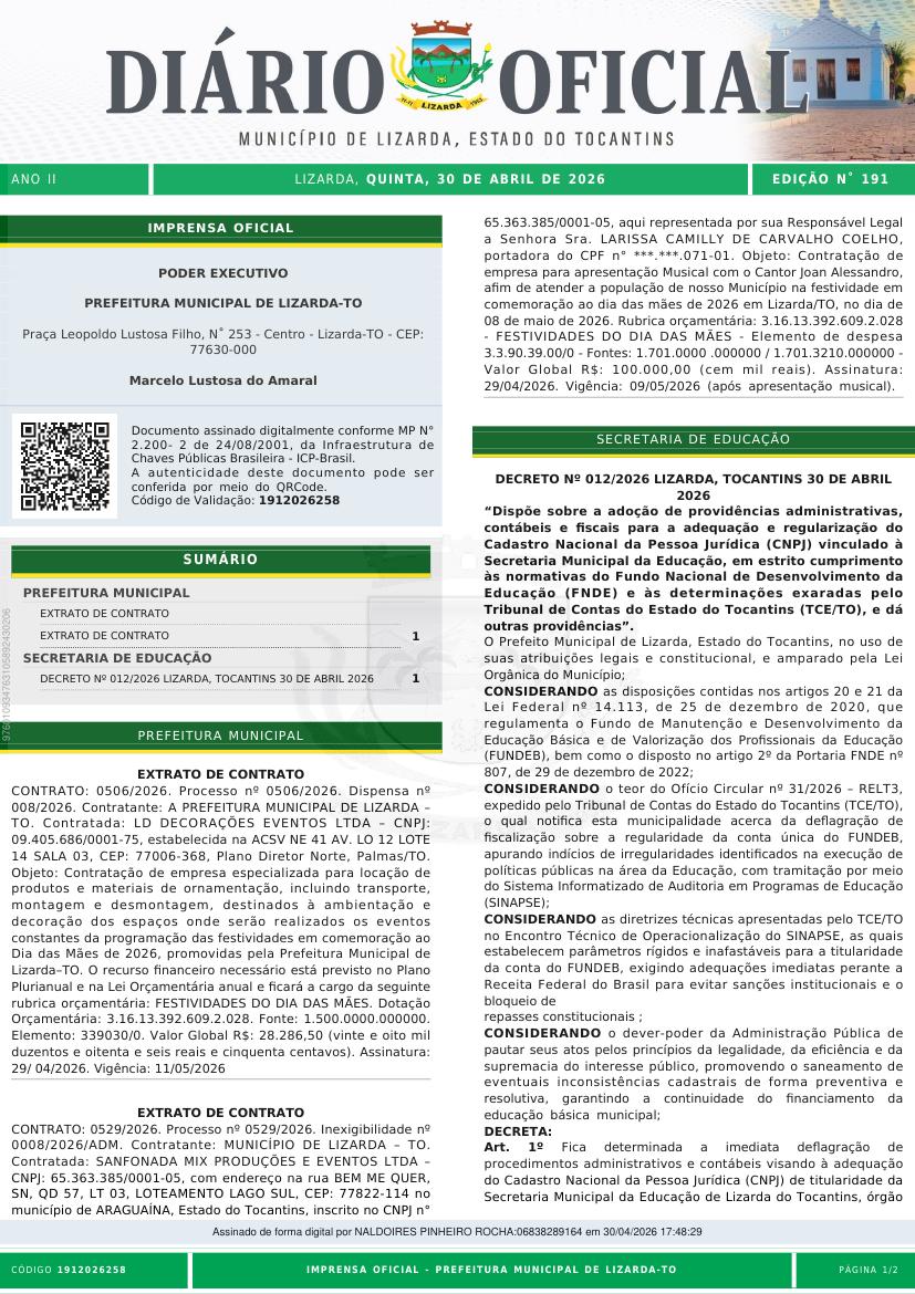 Capa da edição
