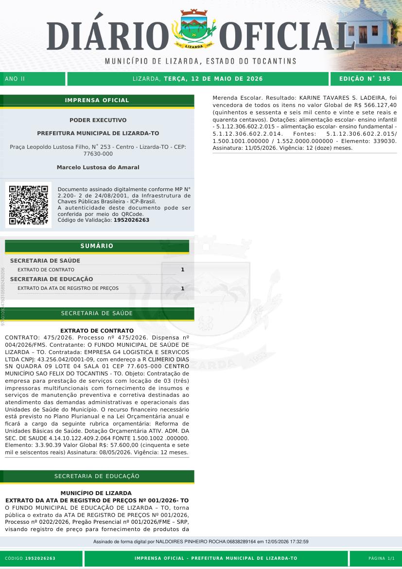 Capa da edição